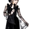 Clothes Restyle | Layered Lace Gothic Dress With A Crescent Charm