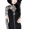 Clothes Restyle | Gothic Black Mini Sweetheart Pentagram Dress Celeste Dress