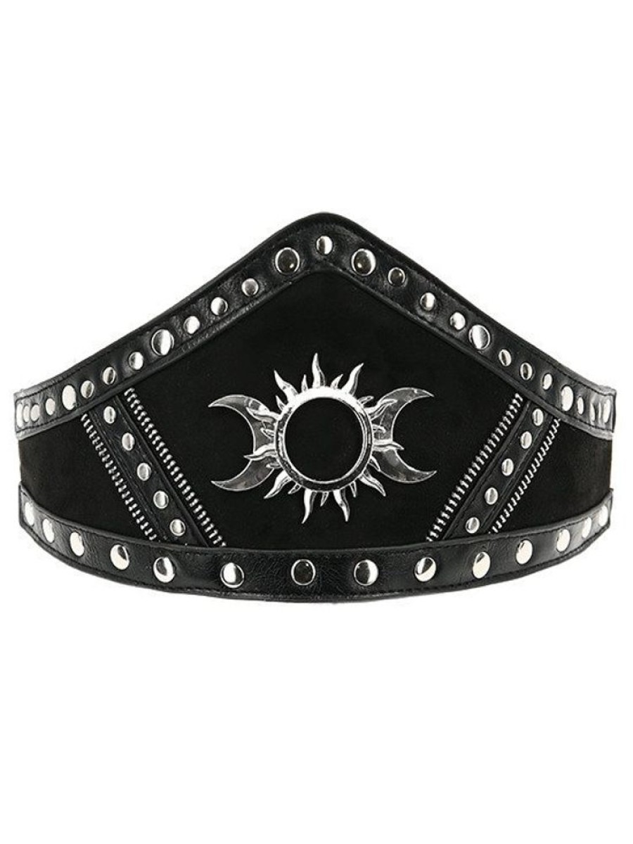 Accessories Restyle | Gothic Accessory Triple Goddess Waist Belt