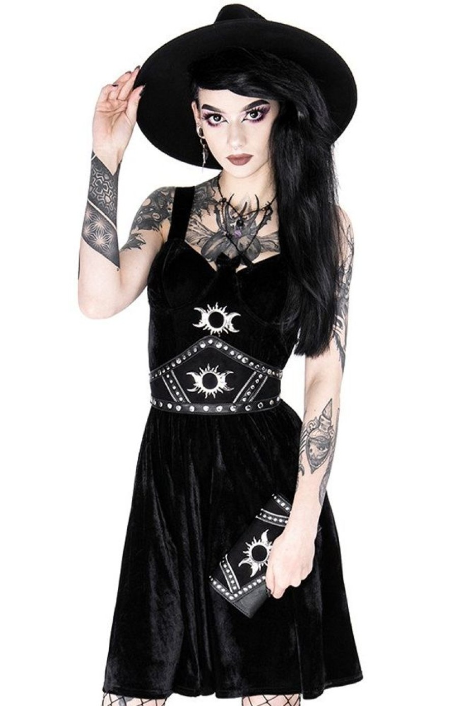 Accessories Restyle | Gothic Accessory Triple Goddess Waist Belt