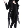 Clothes Restyle | Long, Gothic Jacket With Oversized Hood "Demon Hoodie"