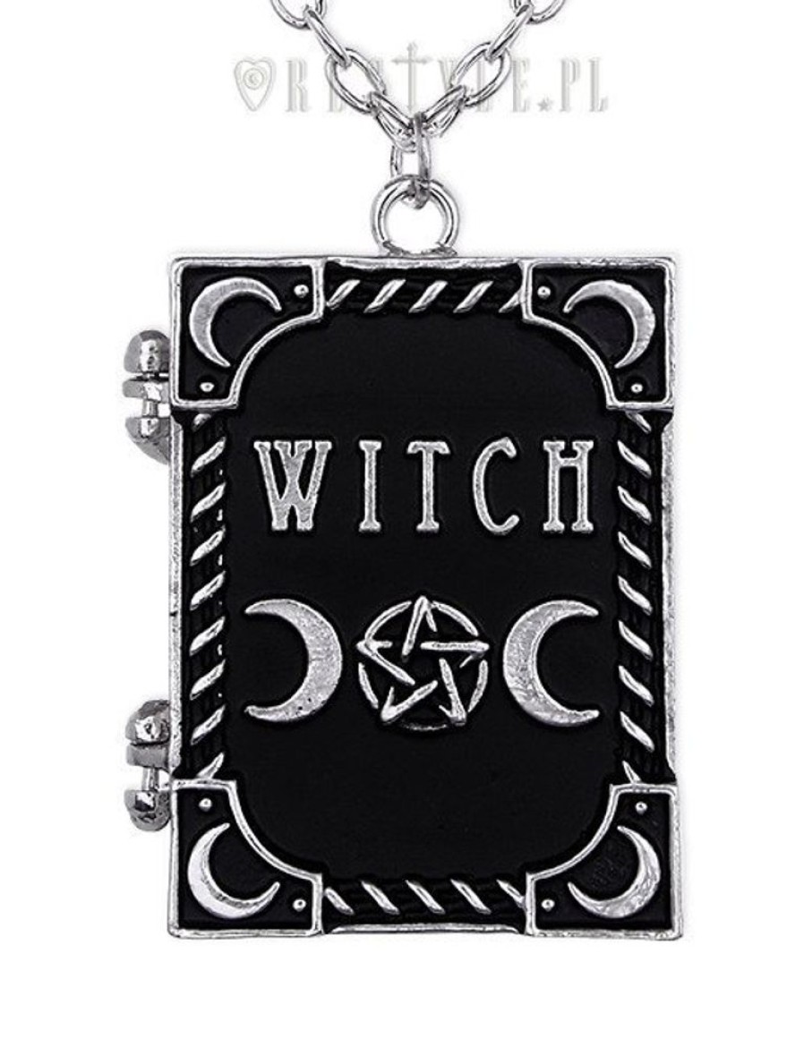 Jewellery Restyle | Locket Pendant, Book Shaped Necklace, Occult Jewellery, Crescent "Witch"