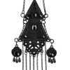 Jewellery Restyle | Double Triangle Necklace Black Pagan Pendant