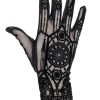 Accessories Restyle | Gothic Mesh Gloves With Cathedral Pattern Cathedral Gloves