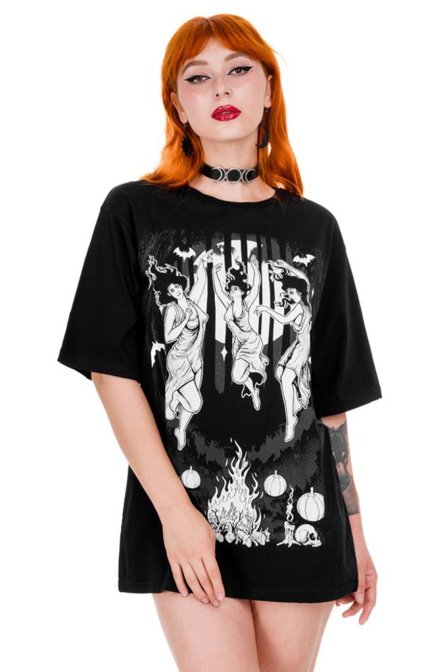 Clothes Restyle | Moonlight Witches Oversized Tshirt