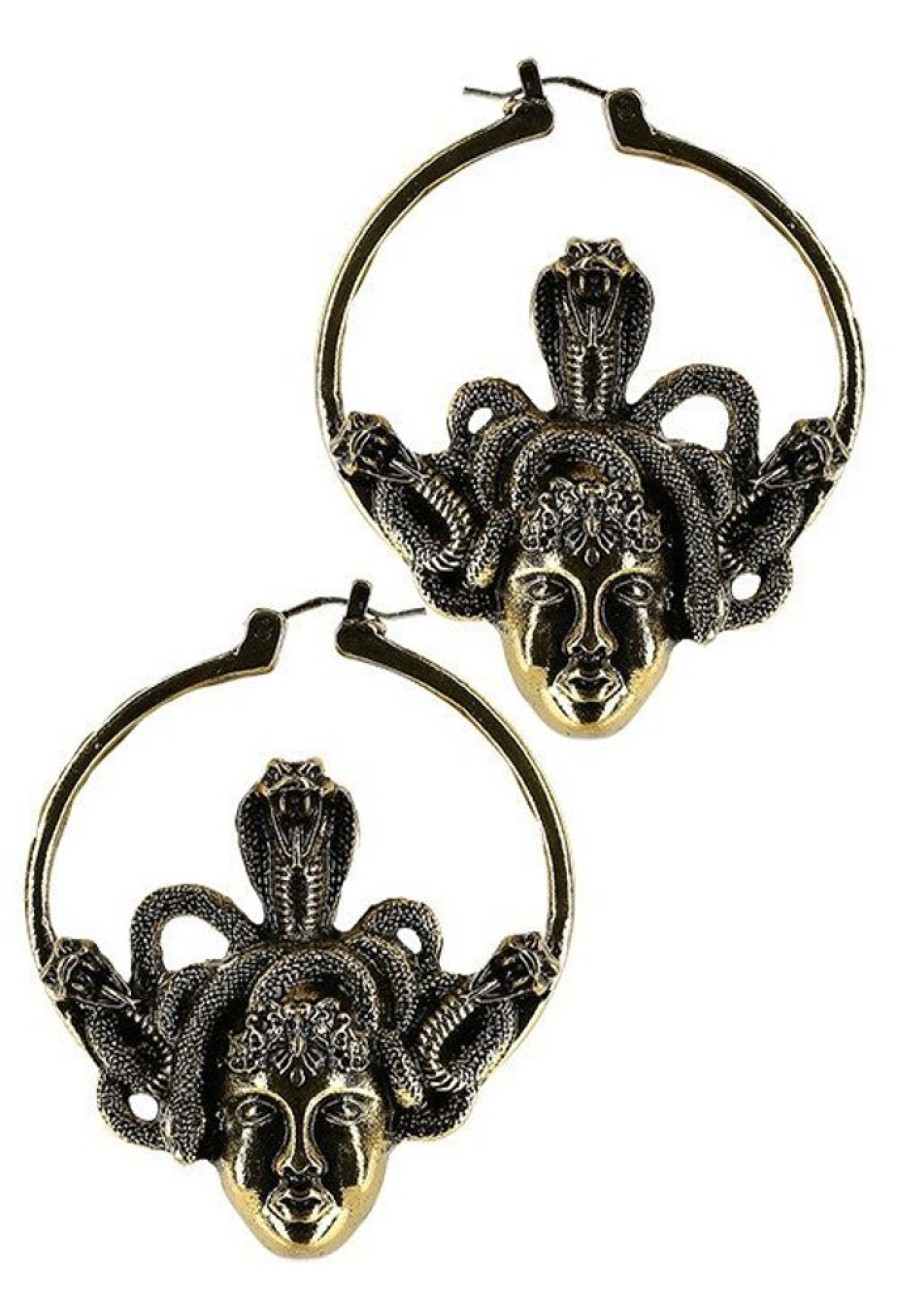 Jewellery Restyle | Medusa Gold Hoop Earrings