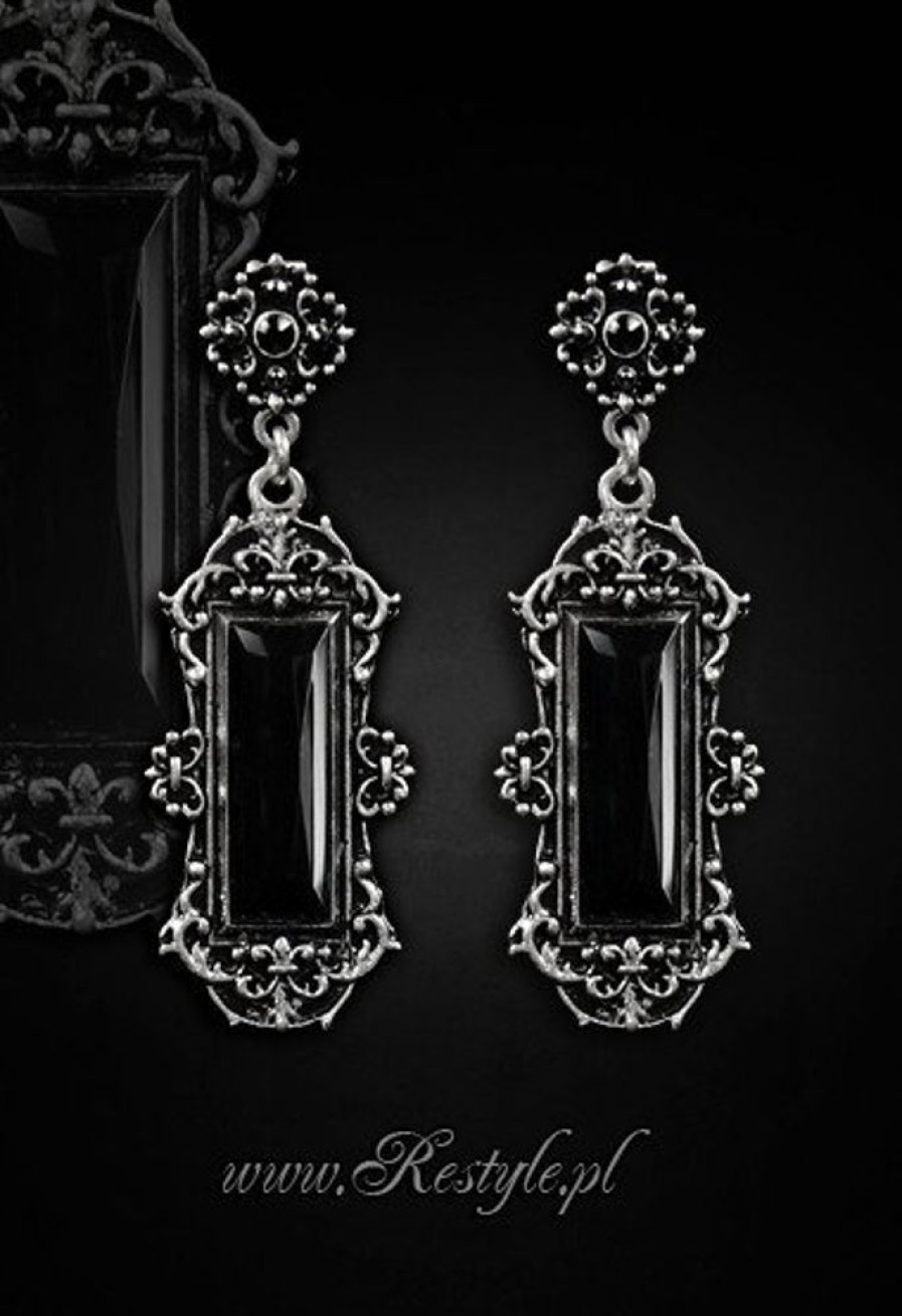 Jewellery Restyle | Evening, Victorian Earrings "Vivian Black" Gothic Romantic Jewellery