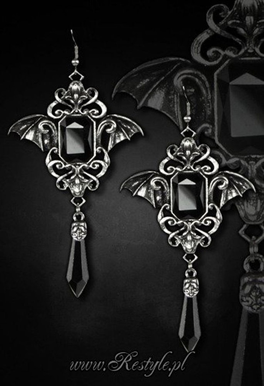 Jewellery Restyle | Gothic Earrings Dark Evening "Gothic Bats - Black"