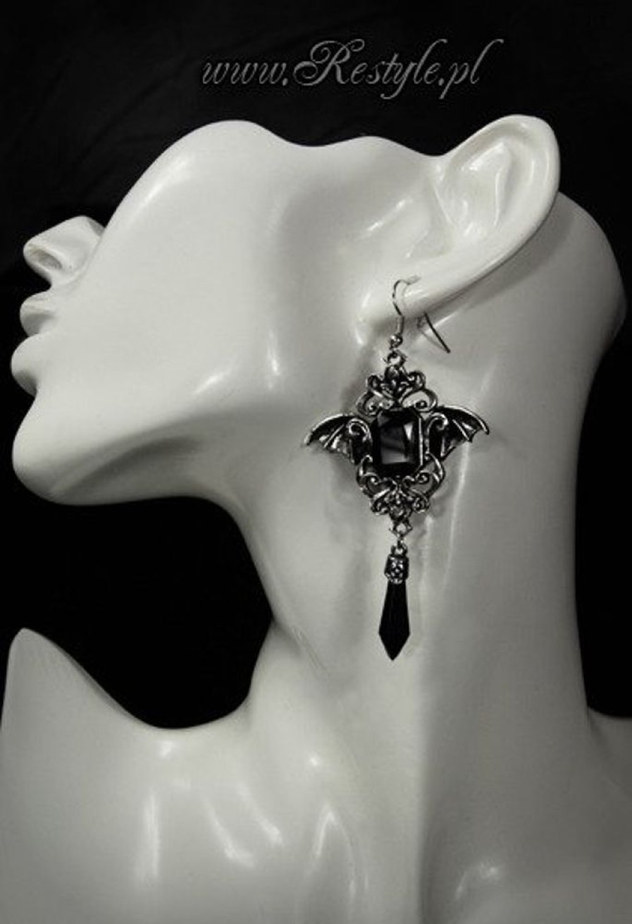 Jewellery Restyle | Gothic Earrings Dark Evening "Gothic Bats - Black"