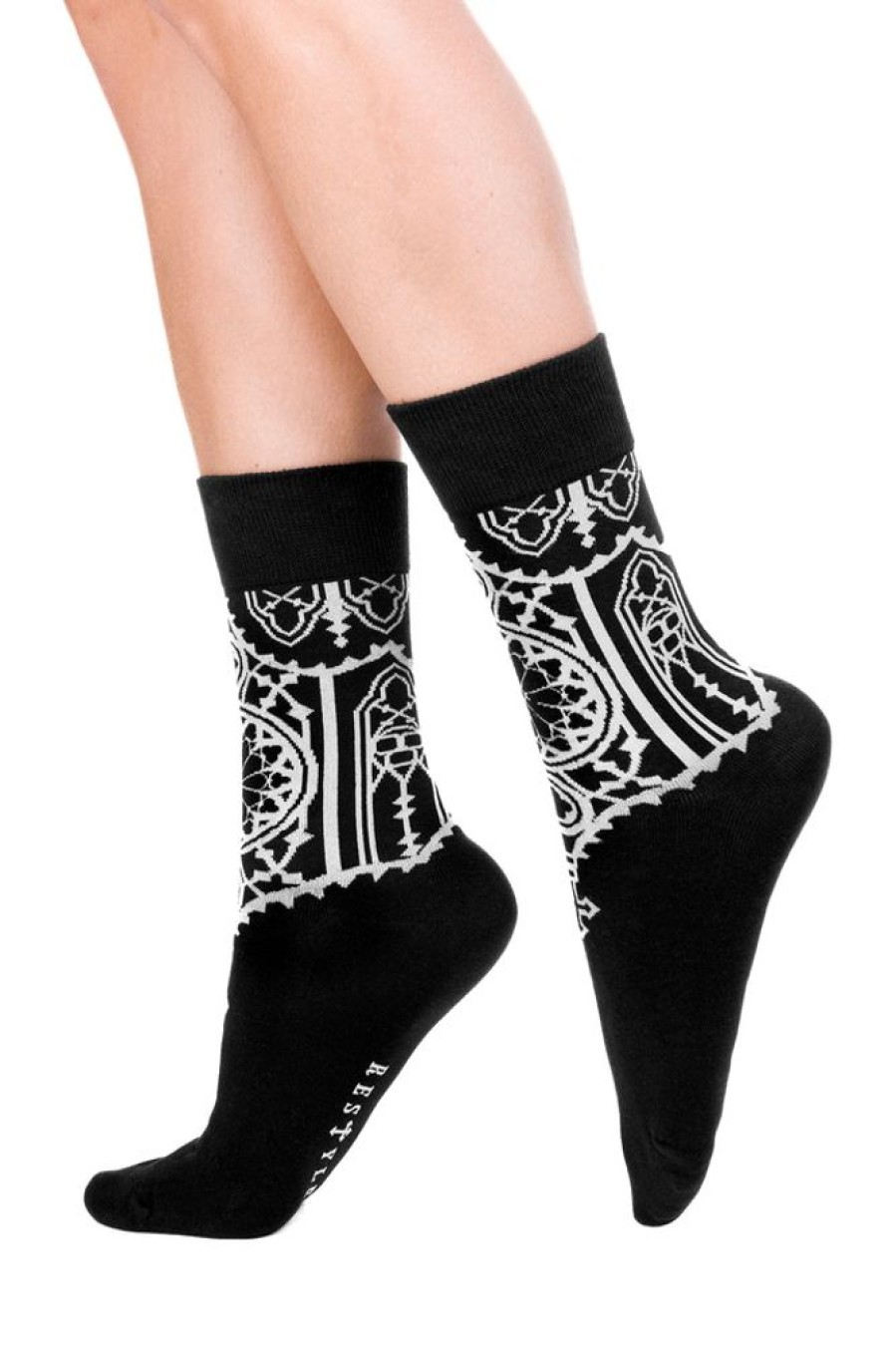 Accessories Restyle | Sacrum Jacquard Socks Cathedral Collection