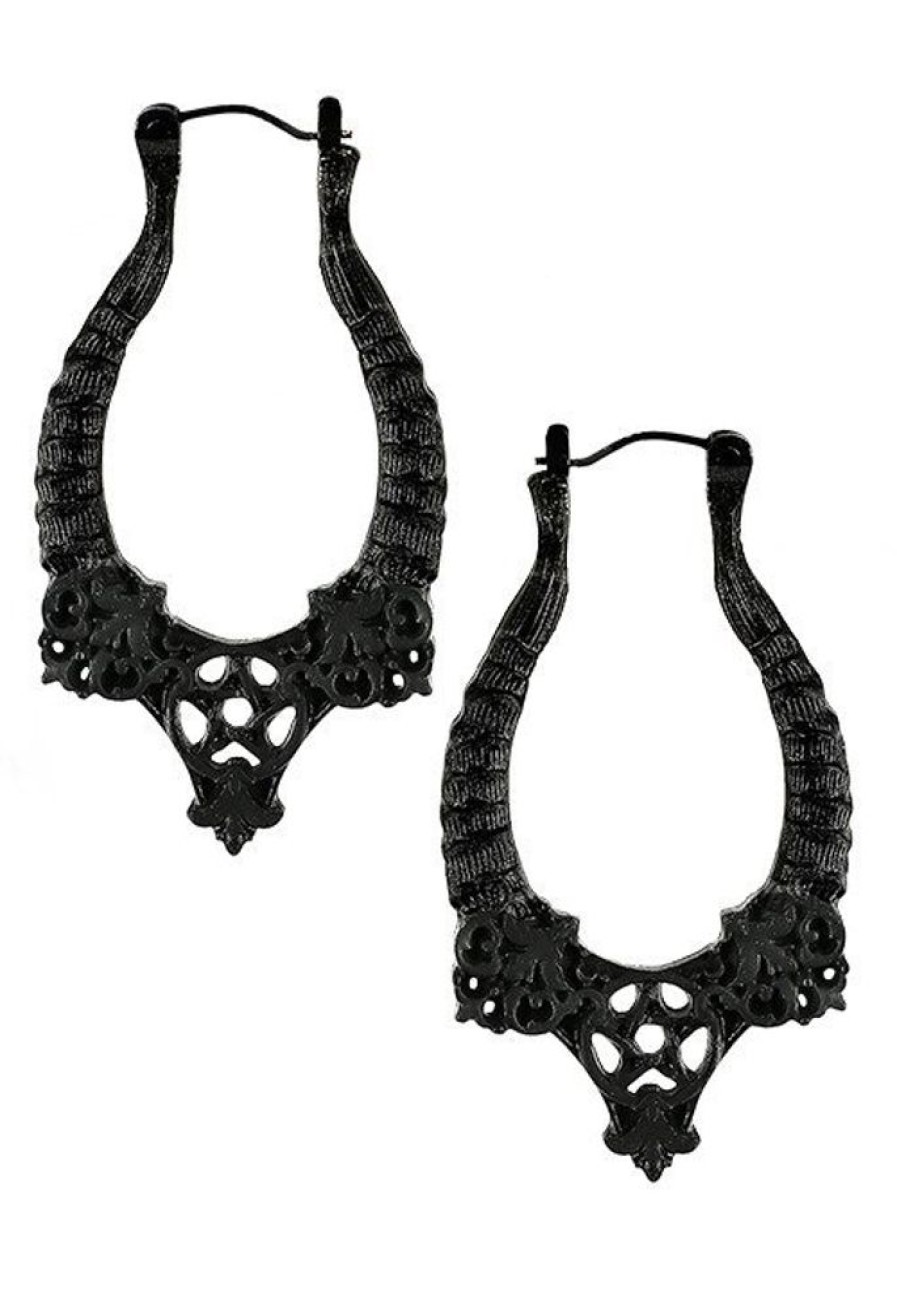 Jewellery Restyle | Horns Earrings Black