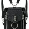 Backpacks Restyle | Circe Backpack And Bag In One, Logo Gothic Purse