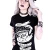 Clothes Restyle | Gothic T-Shirt With A Gothic Coffee "Satan Not Now"