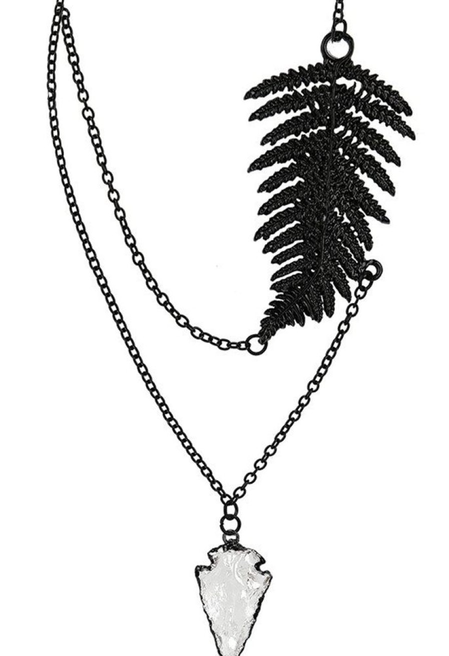 Jewellery Restyle | Fern Black Necklace