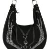 Handbags Restyle | Black Antlers Hobo Cross Bag For A Nature Lovers