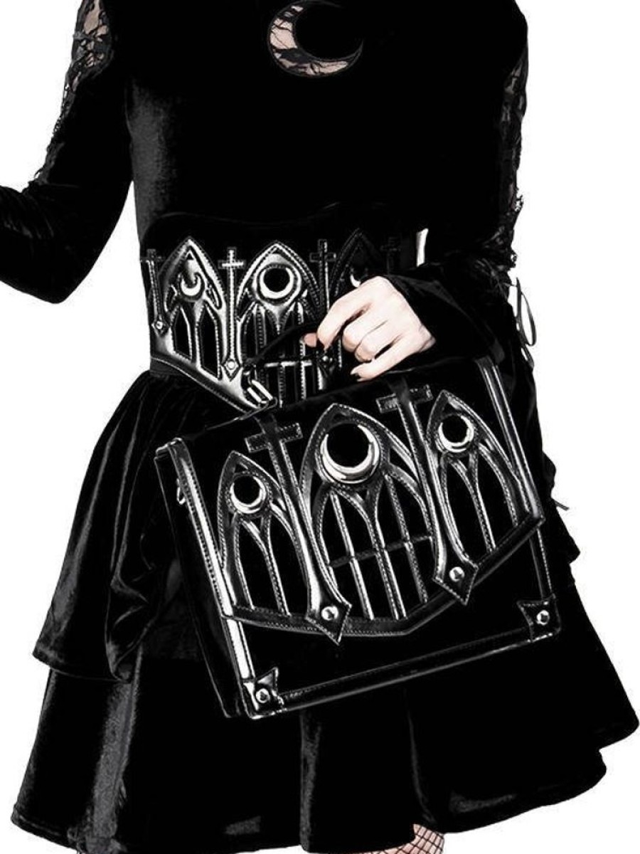 Accessories Restyle | Cathedral Waist Belt With Triple Moon