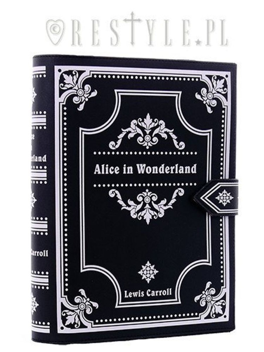 Handbags Restyle | Gothic Lolita Handbag, Black Book Lewis Carroll "Alice In Wonderland"