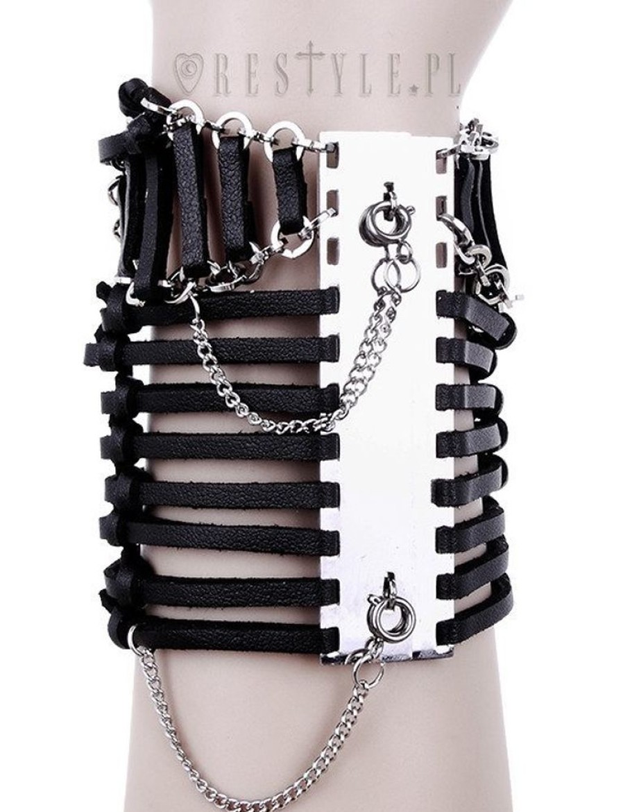 Jewellery Restyle | Modern Bangle, Gothic Cuff, Modern Goth "String Bracelet"