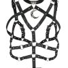 Accessories Restyle | Moon Harness Gothic Body Belt With A Crescent