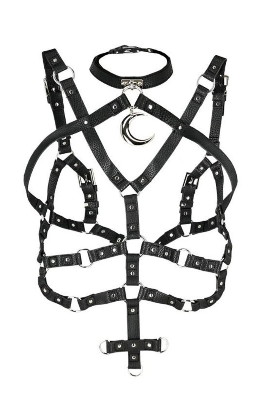 Accessories Restyle | Moon Harness Gothic Body Belt With A Crescent