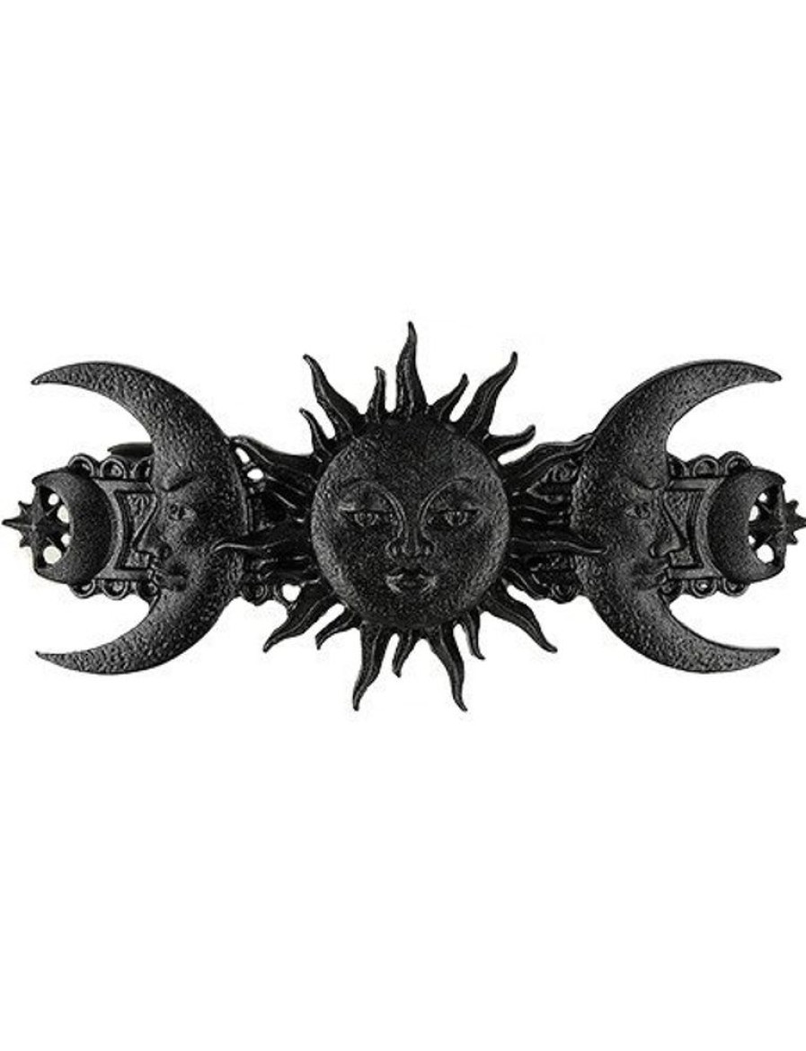 Jewellery Restyle | Sun And Moon Hairclip Black