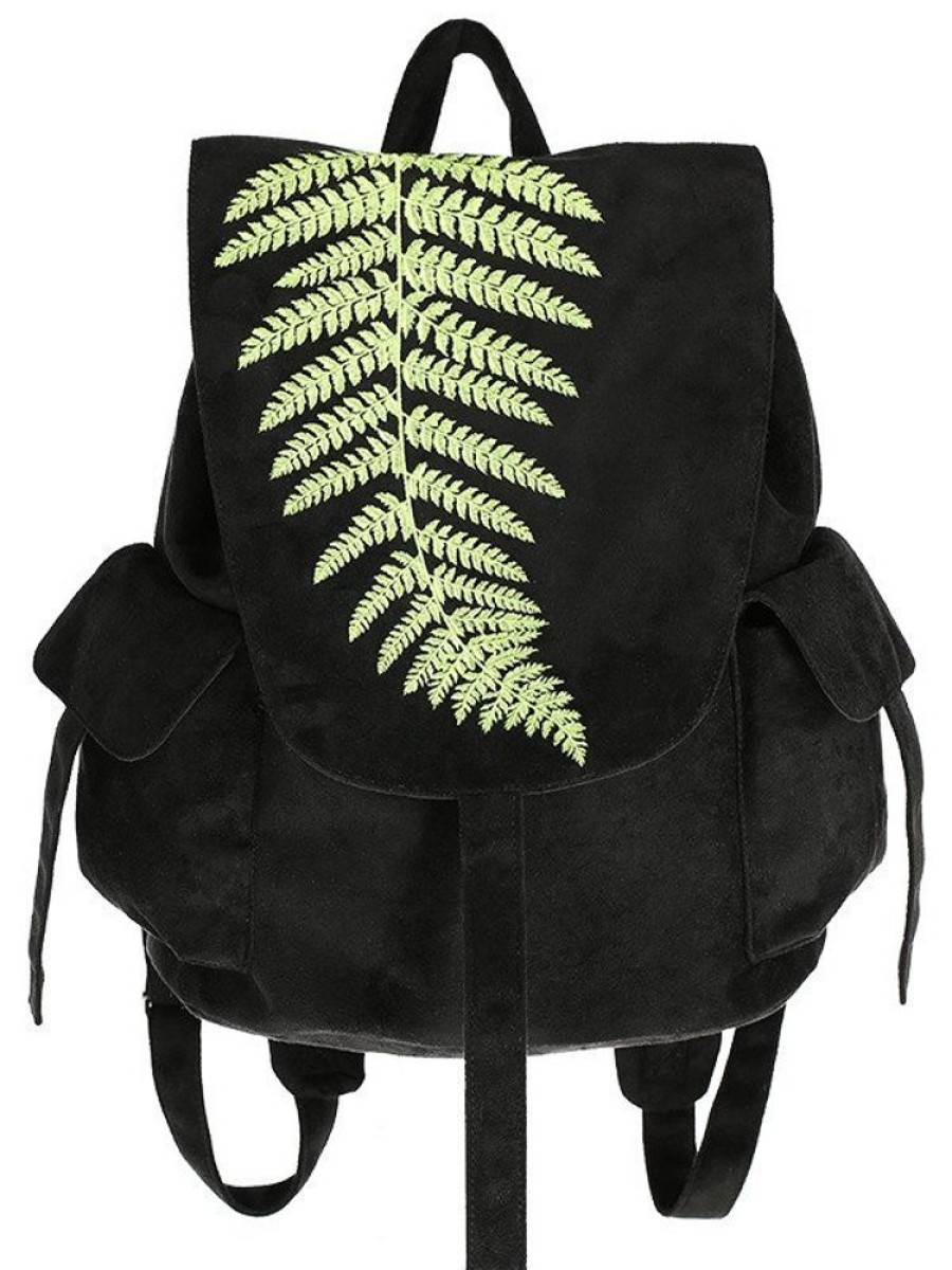 Backpacks Restyle | Fern Backpack Vegan Suede, Forest Witch Sack