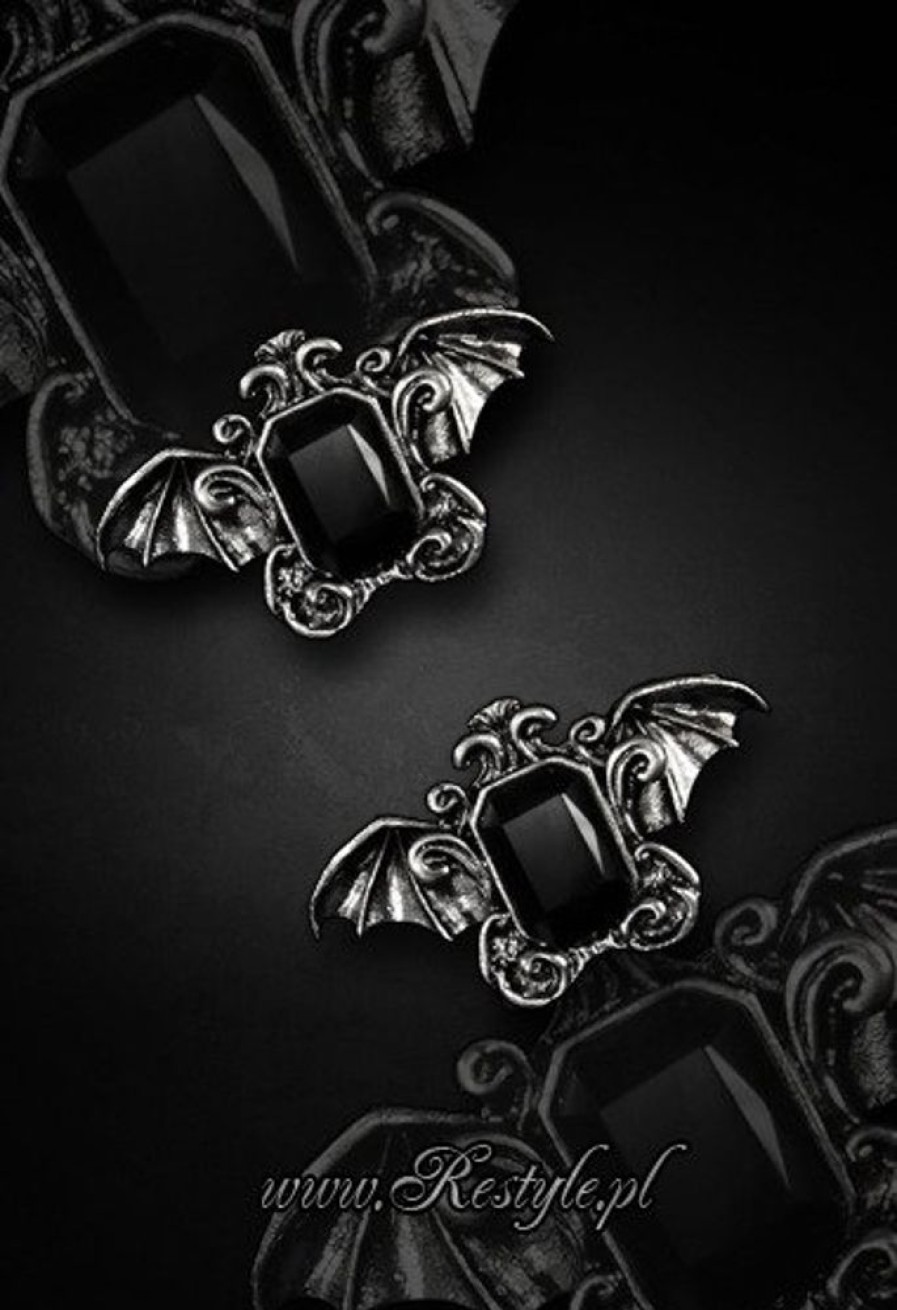 Jewellery Restyle | Babyvamps - Black Pair Of Gothic, Bat Hairclips