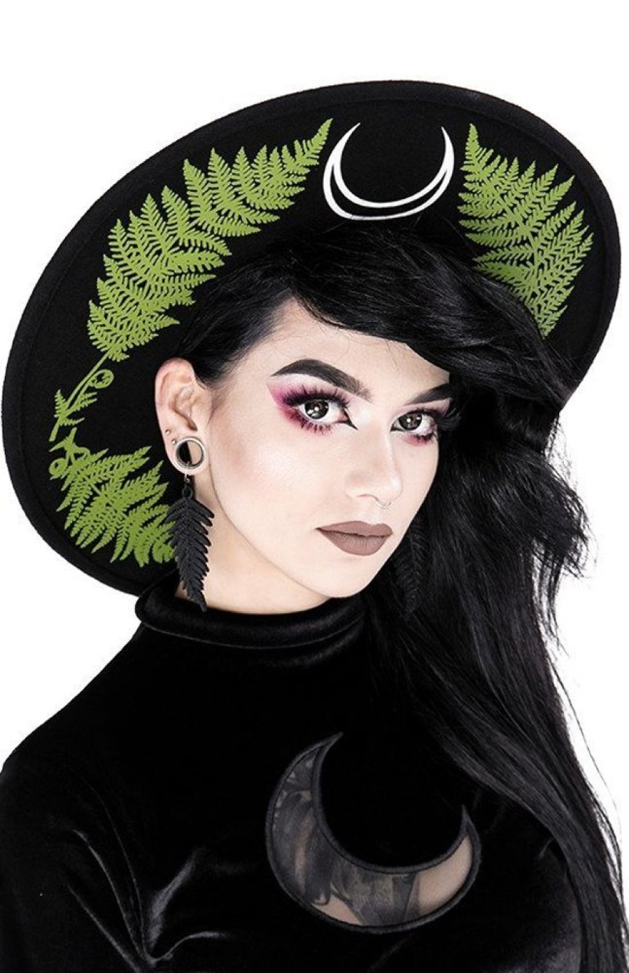 Accessories Restyle | Fern Hat With Wide Brim, Wool