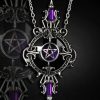 Jewellery Restyle | Round, Gothic Pendant Pentagram "Mystic Mirror"