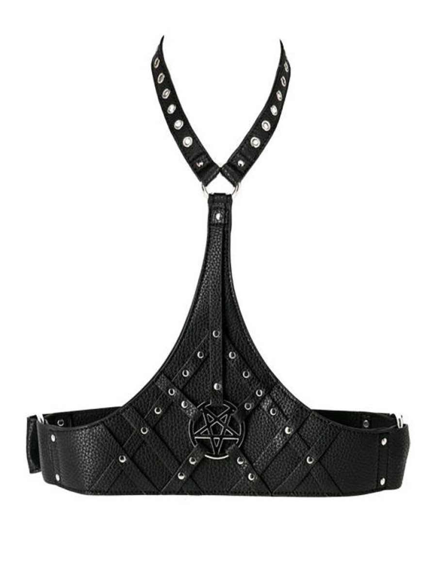 Accessories Restyle | Pentagram Waist Belt With A Collar