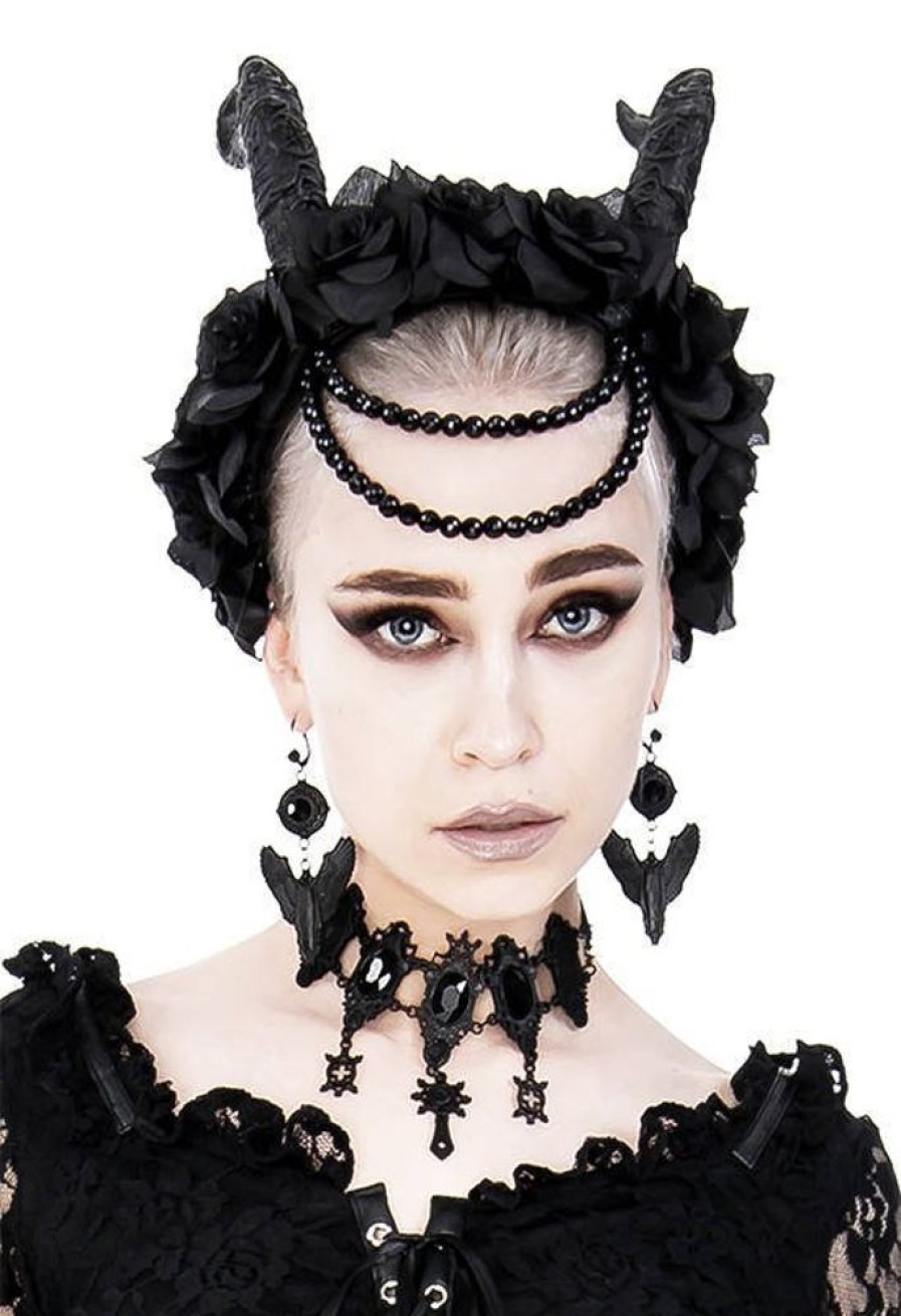 Jewellery Restyle | Black Gothic Angel Earrings