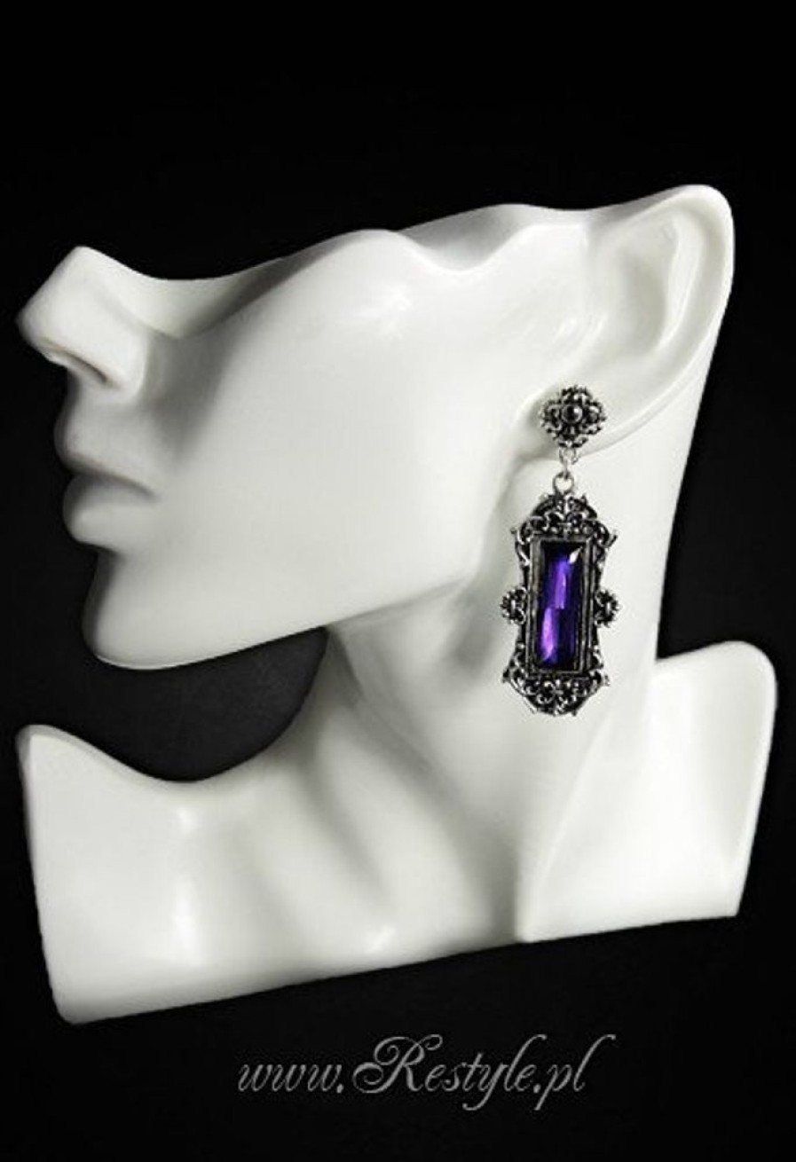 Jewellery Restyle | Evening, Victorian Earrings "Vivian Violet" Gothic Romantic Jewellery