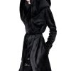 Clothes Restyle | Velvet Reaper Hoodie, Black Gothic Hoodie With Big Hood