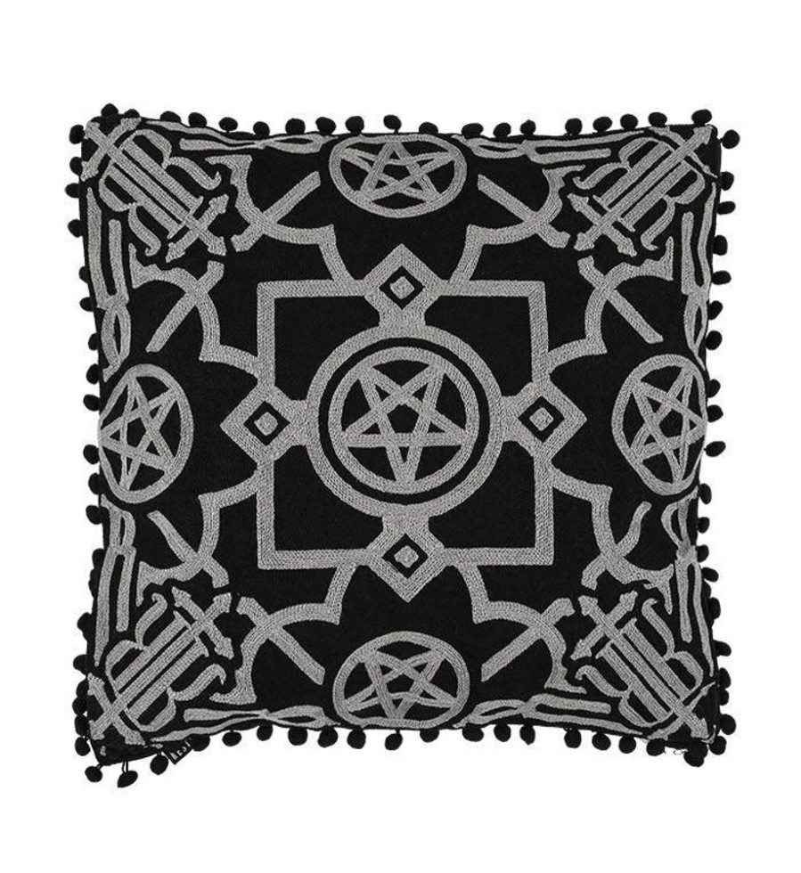 Accessories Restyle | Blair Black Cushion Gothic Pillowcase Dark Home Decor