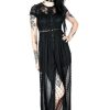 Clothes Restyle | Black Grace Dress Long Lace Gown. Romantic Dress