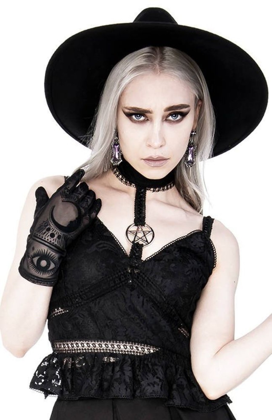 Clothes Restyle | Pentagram Lace Top