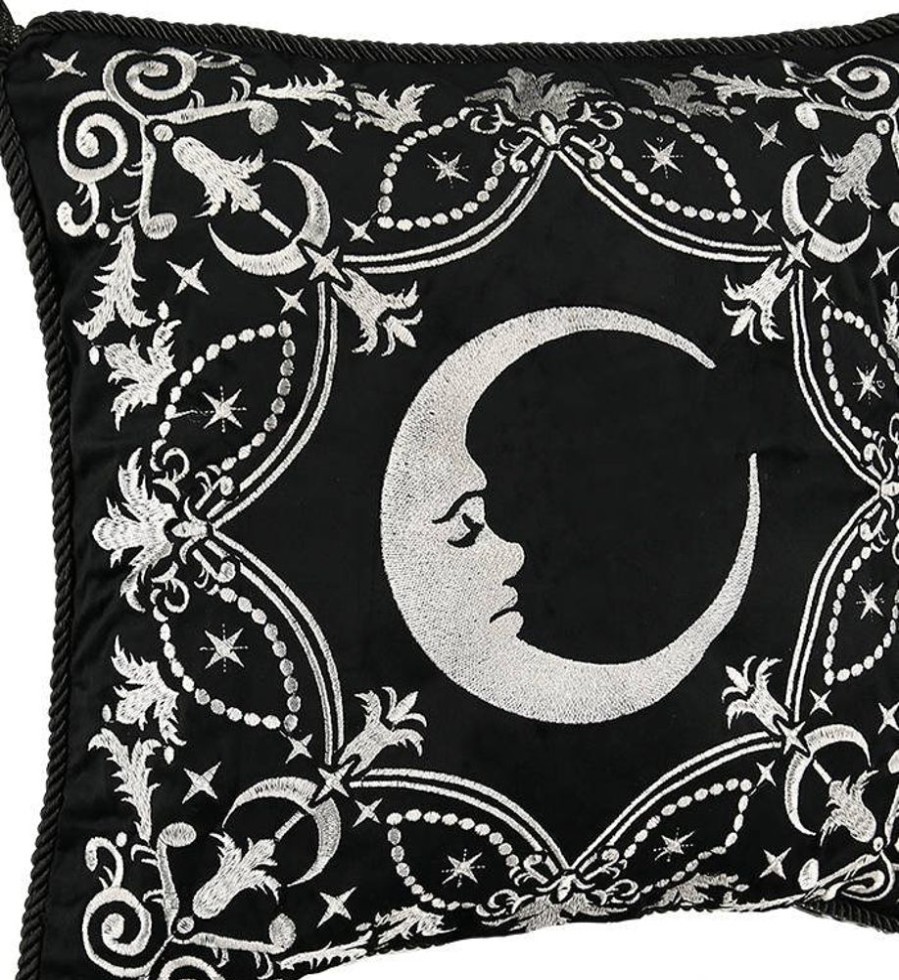 Accessories Restyle | Crescent Cushion Gothic Pillowcase With Moon And Stars