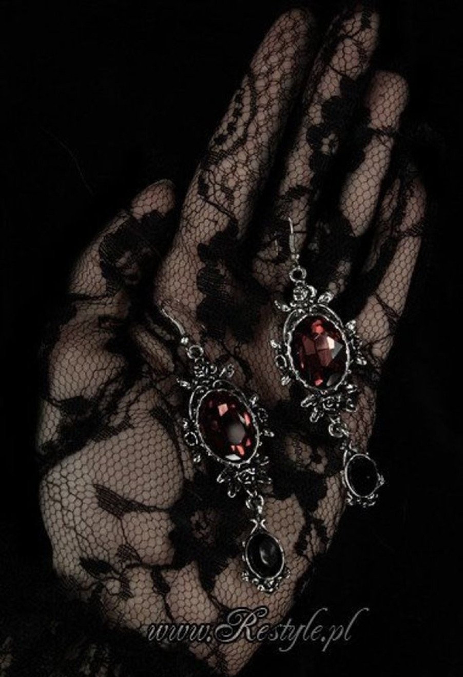 Jewellery Restyle | Evening Earrings Gothic Romantic Jewellery "Wild Roses"