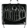 Handbags Restyle | Cathedral Suitcase Black Gothic Bag With Crescents