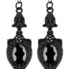 Jewellery Restyle | Black Earrings Dark Mirror