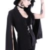 Clothes Restyle | Gothic Jacket With Cape Sleeves And Moon Zipper "Goddess Jacket"