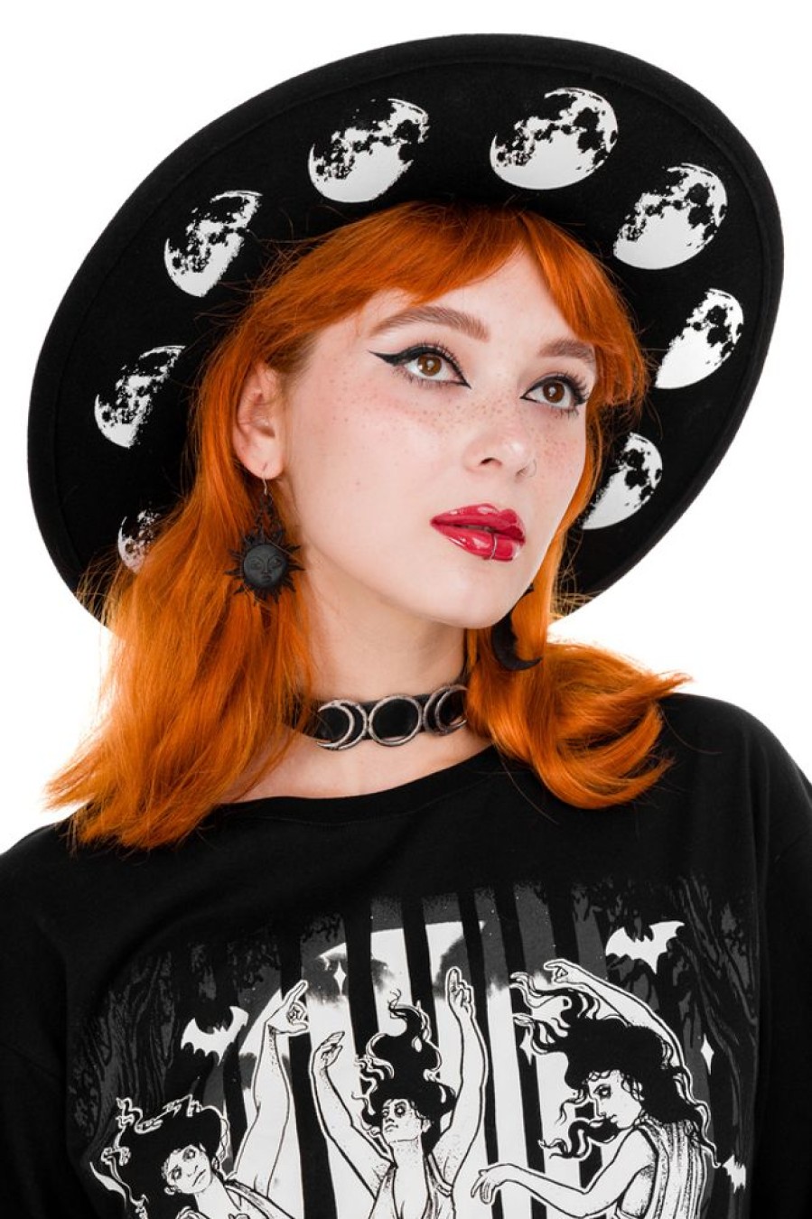 Accessories Restyle | Gothic Moon Choker "Triple Goddess Collar"