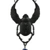 Jewellery Restyle | Black Pendant With Crystal "Scarab Necklace"